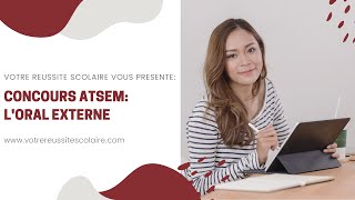 ATSEM CONCOURS EXTERNE ORAL CONSEILS [upl. by Kcirdez]