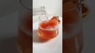 Gin tonic  pink grapefruit juice 🧊 dehydrated garnishes cocktailgarnish [upl. by Aiyt]