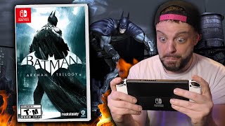 Batman Arkham Trilogy For Nintendo Switch  The Good Bad And UGLY [upl. by Guimar]