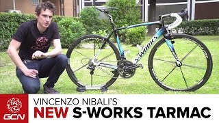 Vincenzo Nibalis NEW Custom Specialized SWorks Tarmac  Giro DItalia 2016 [upl. by Battiste]