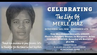 Homegoing Celebration for Merle Diaz [upl. by Adaynek390]