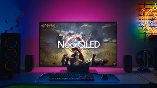 Neo QLED Allinone gaming TV  Samsung [upl. by Seugirdor543]