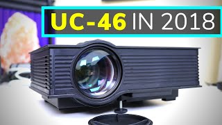 UC46 Wireless Wifi LED Projector Review in 2018 [upl. by Yerffoej819]