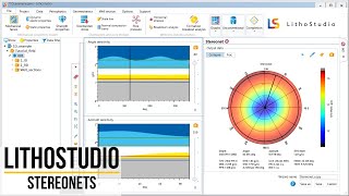 63 Stereonets in LithoStudio [upl. by Margarete]