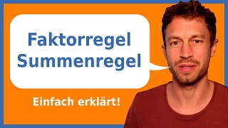 Faktor und Summenregel  Funktionen ableiten einfach erklärt  Herr Locher [upl. by Atirak980]