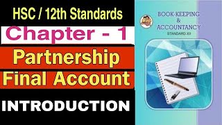 BookKeeping amp Accountancy  Introduction to partnership and partnership final account Chapter 1 [upl. by Ellehcear572]