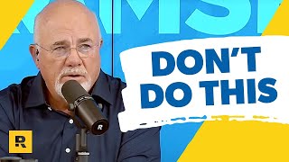 Dave Ramsey Melts 27YearOld’s Dream [upl. by Purpura]