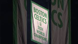 Boston Celtics World Champions Once Again 18th Banner bostonceltics nba [upl. by Hnirt]