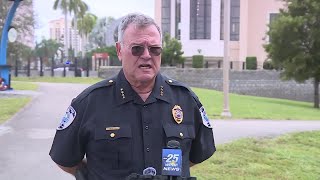 West Palm Beach police give update on traffic near Palm Beach County Convention Center [upl. by Ecnedurp868]