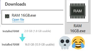 I Downloaded RAM for PC 💀😂 [upl. by Town]