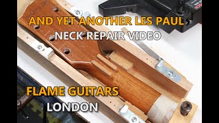 AND YET ANOTHER LES PAUL NECK REPAIR VIDEO [upl. by Imugem]