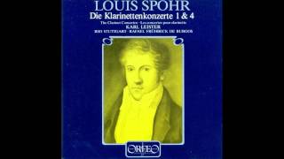 Louis Spohr  Clarinet Concerto No4 Karl Leister [upl. by Diahann196]