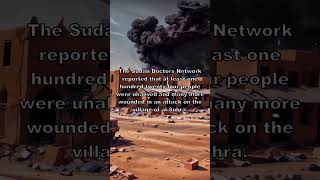 RSF violence continues in Sudan 124 killed in village of alSuhra [upl. by Leonerd]