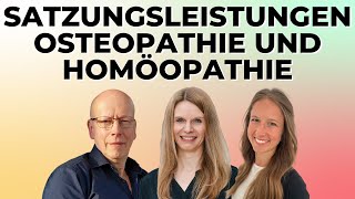 quotSatzungsleistung Osteopathie und Homöopathiequot News im Januar 2024 [upl. by Arraek]