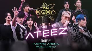 ATEEZKGMA 1st LINE UP [upl. by Arbma604]