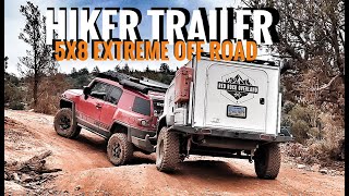 Hiker Trailer Extreme Off Road walk around BEST off road trailer [upl. by Trammel]