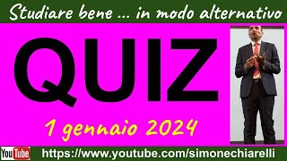 Quiz commentati in diretta di Simone Chiarelli  parte 2 112024 [upl. by Huntington932]