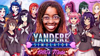 Yandere Simulator 1980s Mode MARATHON ALL 10 RIVALS [upl. by Gneh518]