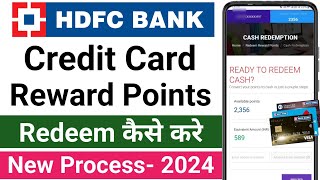 hdfc credit card reward points convert to cash 2024  how to redeem hdfc credit card reward points [upl. by Aidam]