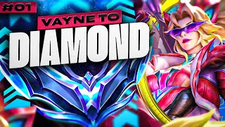 Vayne Unranked to Diamond 1  Vayne ADC Gameplay Guide  Season 13 Vayne Gameplay [upl. by Eterg17]