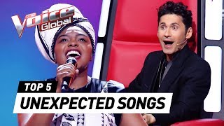 The Voice coaches SHOCKED after hearing unexpected songs [upl. by Amat]