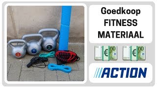 GOEDKOOP FITNESS MATERIAAL  ACTION FITNESS HAUL [upl. by Audrye422]