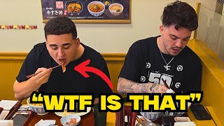 FaZe Adapt amp Lacy Eat Traditional Japanese Breakfast [upl. by Efar]