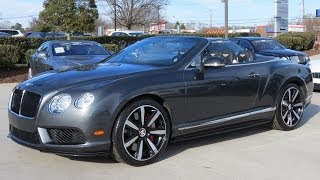 2014 Bentley Continental GTC V8 Start Up Exhaust and In Depth Review [upl. by Schrader]