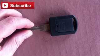 How To Change The Battery On A Vauxhall Opel Fixed Key Fob New Battery Replacement [upl. by Repsag]