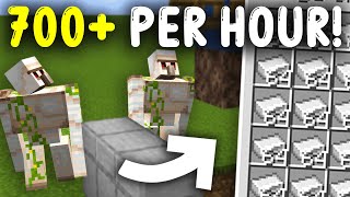 BEST SIMPLE Iron Farm Minecraft Java 121 [upl. by Atinrahs]