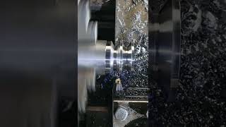 CNC lathe processing parts does anyone know what wheel this is machine machining cnc factory [upl. by Nibur]