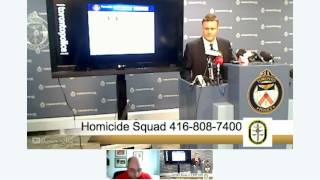 DanzigShooting Witnesses Call Homicide DetSgt Graham Gibson 4168087405  Toronto Police [upl. by Tedd]