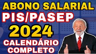 PISPASEP ABONO SALARIAL 2024 SAIU O CALENDÁRIO OFICIAL LIBEROU  VEJA AS DATAS DE PAGAMENTO [upl. by Dahc]