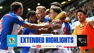 Blackburn Rovers vs Derby County Extended Highlights  EFL Championship  CBS Sports Golazo [upl. by Waldner427]