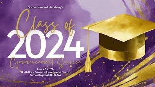 Class of 2024 Commencement Service June 23 2024 [upl. by Tnarg109]