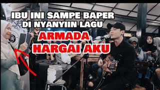 HARGAI AKU  ARMADA LIRIK LIVE AKUSTIK COVER BY TRI SUAKA  PENDOPO LAWAS [upl. by Aicnorev]