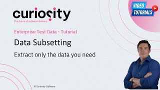 Data Subsetting Tutorial  Enterprise Test Data [upl. by Garald]