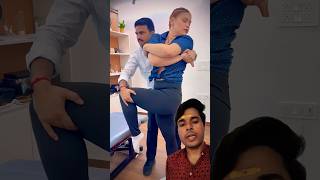 मैडम का पैर🫢 chiropractor chiropractic shortfeed indianshorts youtubeshorts trending [upl. by Isia]