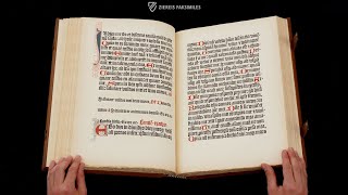 THE MAINZ PSALTER  Browsing Facsimile Editions 4K  UHD [upl. by Aitam]