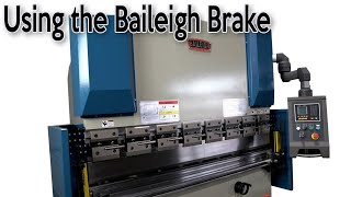 Using the Baileigh BP3305 CNC Press Brake to make a Trough [upl. by Aerbua]