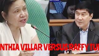 RAFFY TULFO VERSUS CYNTHIA VILLAR WHO IS NOT TELLING THE TRUTH [upl. by Streeter282]