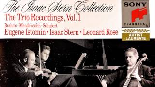 Schubert  Trios No2 Op100  No1 Op99  Presentation reference recording  Trio Isaac Stern [upl. by Aisitel988]