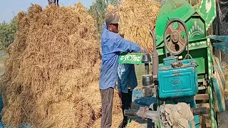 Amazing Mini 🌾 Rice Thresher Machine [upl. by Toshiko]