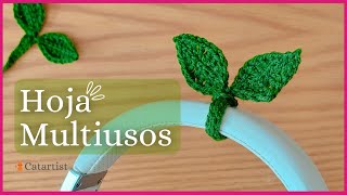 🔥 TENDENCIA en crochet  Teje esta Plantita multiusos 🌱 Fácil y Rápido  Principiantes ❤️ [upl. by Oirevas]