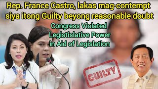 Bastusan Na sa Congress Their Violating Separation of Powers Wala ng Legislative Purpose [upl. by Giuseppe]