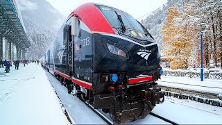 🇺🇸 3 Days on Amtrak’s Snowiest 28° Sleeper Train  Seattle  Chicago  Empire Builder🇺🇸 [upl. by Katusha]