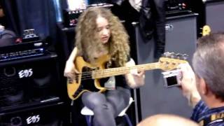 Tal Wilkenfeld  NAMM Show 2012 [upl. by Strong]