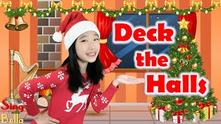 Deck the Halls Sing Along Get Ready for Christmas  Holiday Song for Kids with Action and Lyrics [upl. by Alekehs]