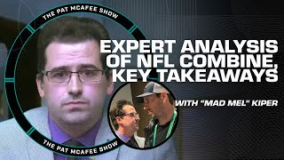 MAD MEL Kiper reacts to 2024 NFL Combine  The Pat McAfee Show [upl. by Nytsrik612]