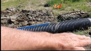 How to Install Dual Wall Culvert Pipe 101 for DIYers [upl. by Atsuj]